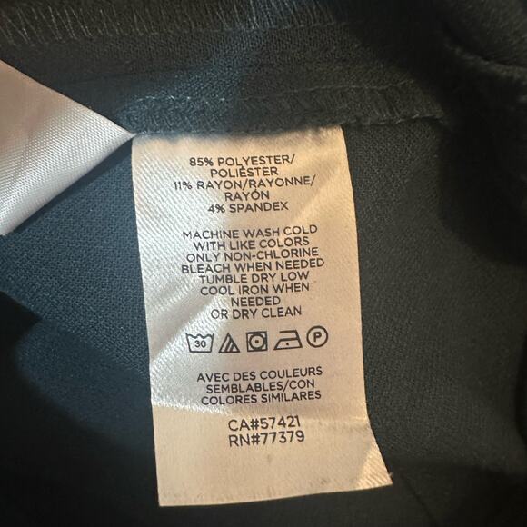 Ann Taylor Green Comfy Dress Work Pants sz 6 EUC - Picture 5 of 7